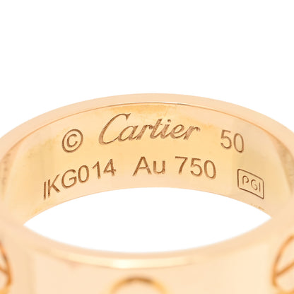 Cartier 18K Yellow Gold 5.5mm LOVE Ring 50 5.25 4 of 5