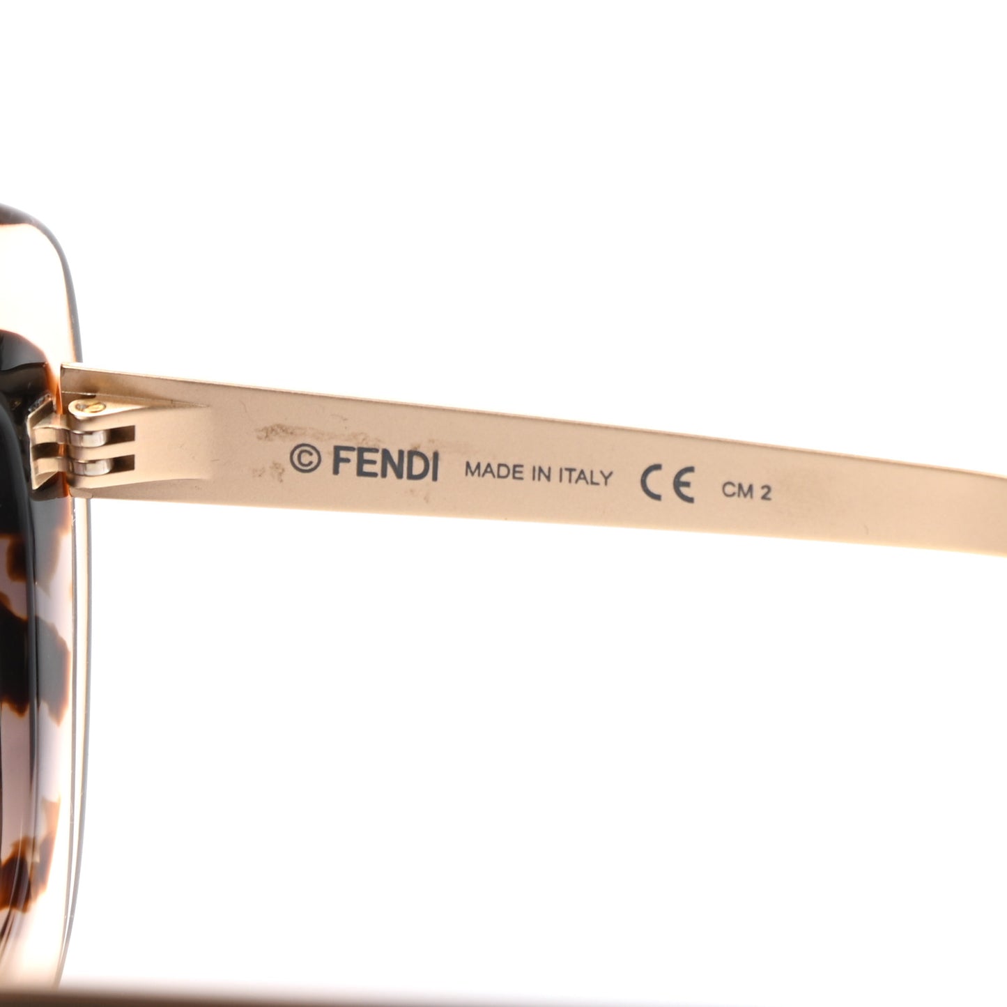 Acetate Cat Eye Sunglasses FF 0029/S Tortoise Gold Red