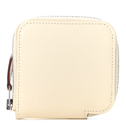 Hermes Epsom Silk'in Coin Purse Nata 1 of 4