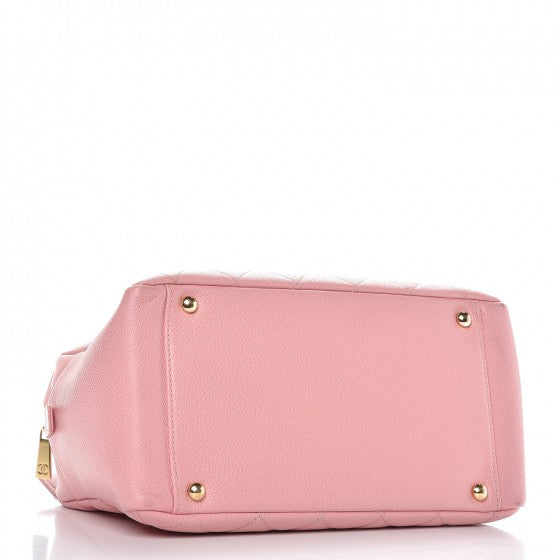 Chanel Caviar Quilted Petit Timeless Shopping Tote PTT Pink 4 of 15
