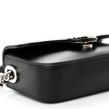 Gucci Senna Calfskin Petite GG Top Handle Shoulder Bag Black 8 of 10