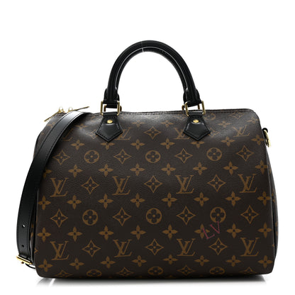 Louis Vuitton Monogram My World Tour Speedy Bandouliere 30 Black 1 of 12