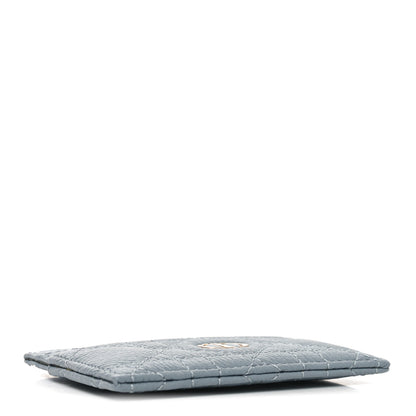 Christian Dior Supple Calfskin Cannage Caro Five-Slot Card Holder Cloud Blue 4 of 7
