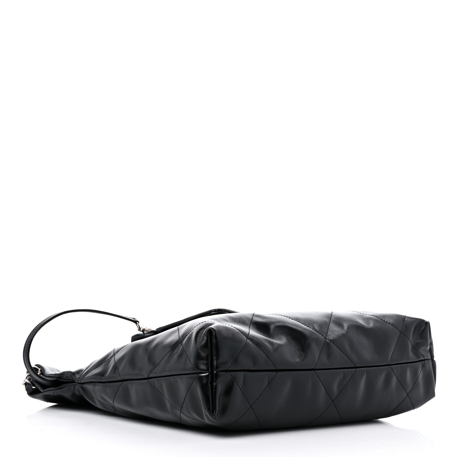 Chanel Shiny Calfskin Quilted Small Chanel 22 Black 5 of 11