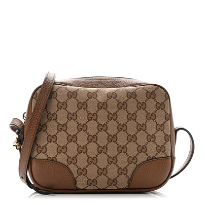 Gucci Monogram Mini Bree Messenger Bag Beige Tabacco 1 of 10