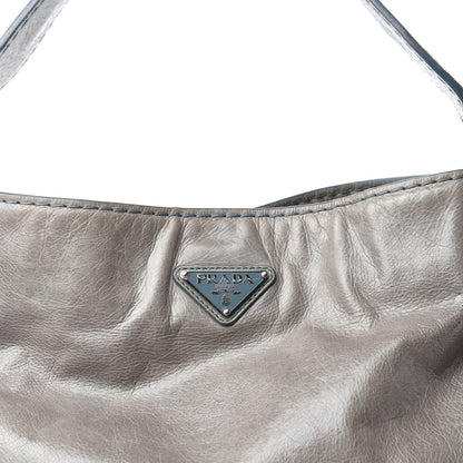 Prada Vitello Shine Hobo Argilla 12 of 12