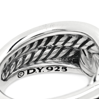 David Yurman Sterling Silver Woven Cable Ring 52 6 4 of 5