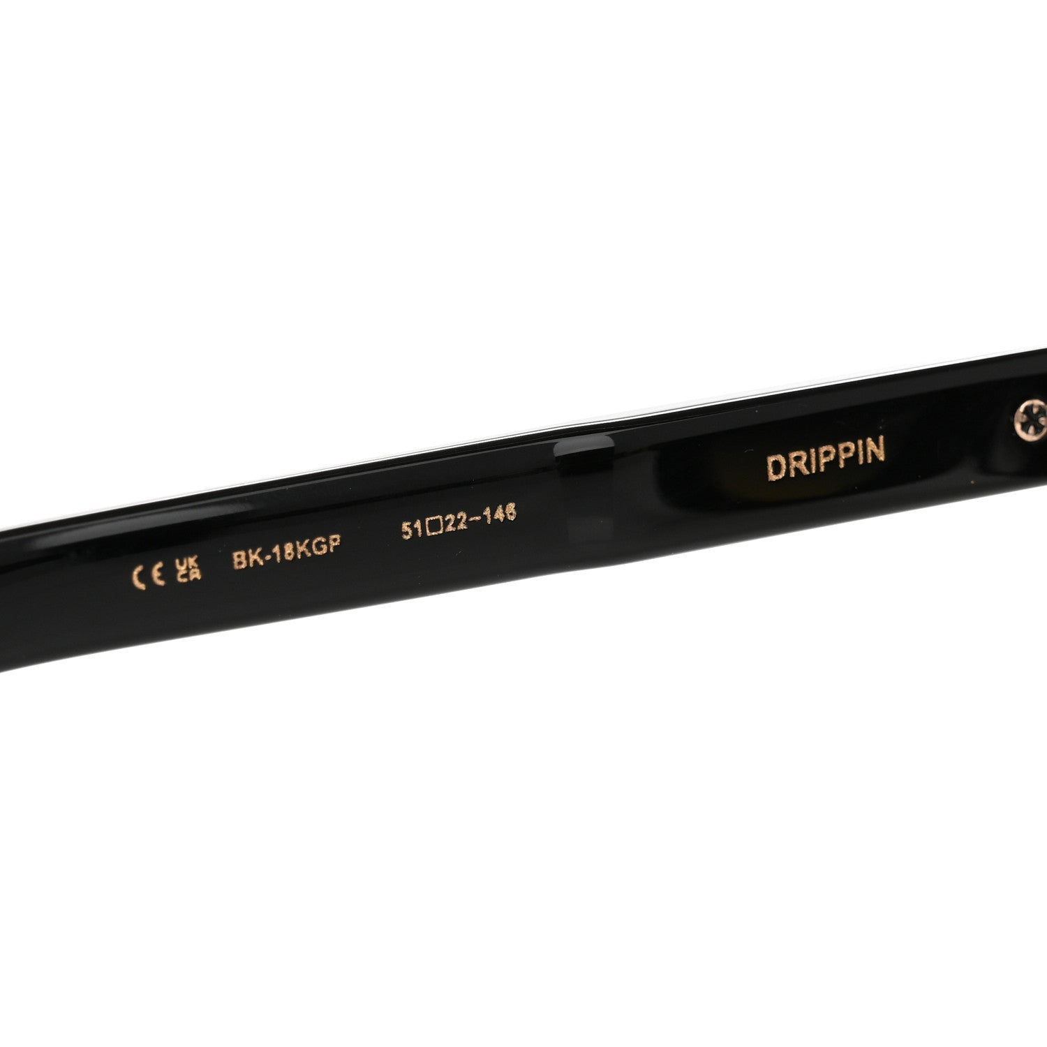 Chrome Hearts Acetate Drippin Sunglasses Black 6 of 9