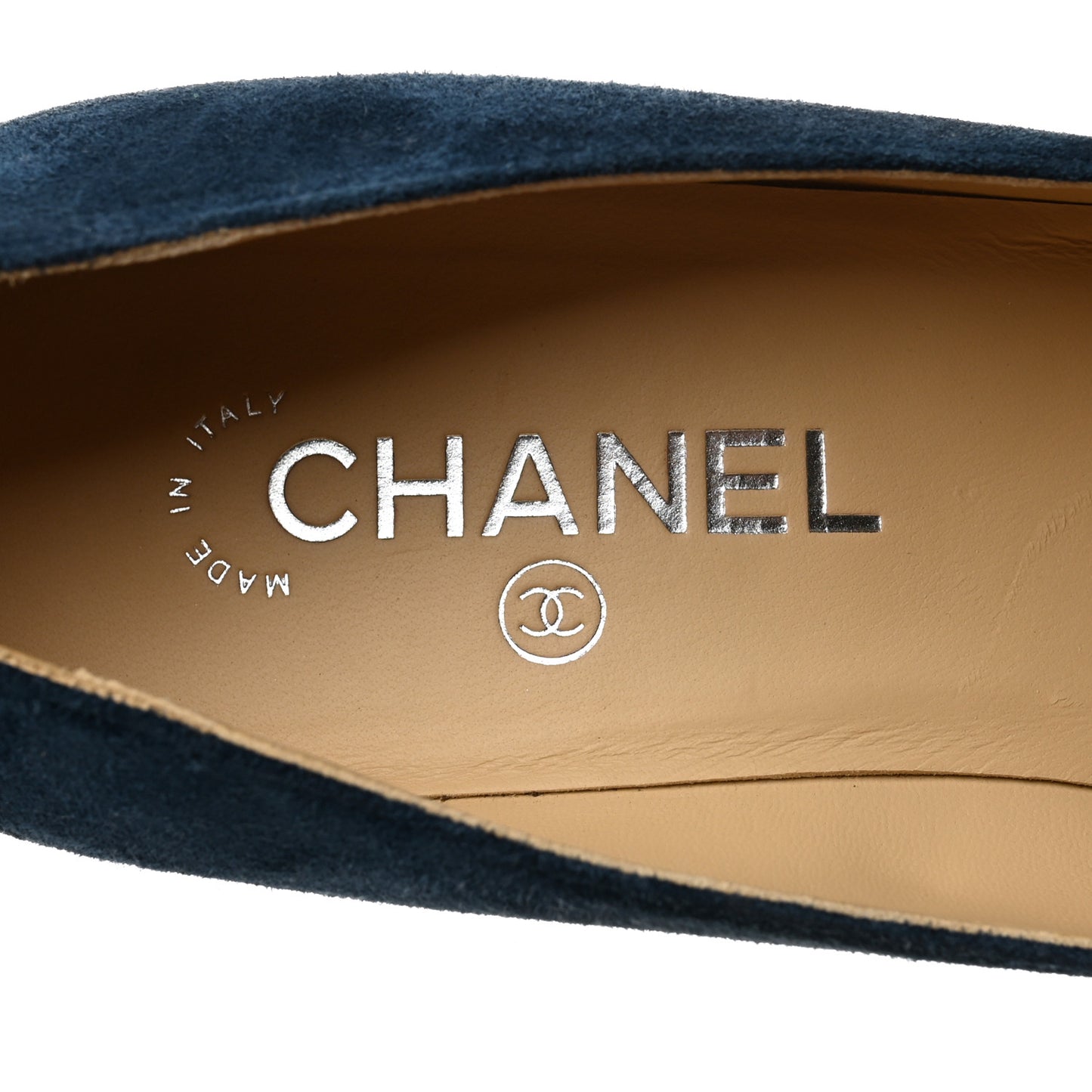 Suede Satin Cap Toe Gabrielle Pumps 40 Navy Black