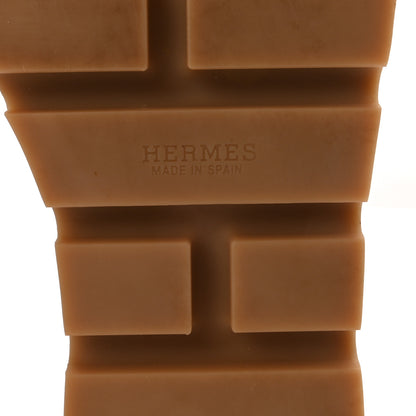 Hermes Calfskin Cork Eze 30 Sandals 37 White 7 of 10
