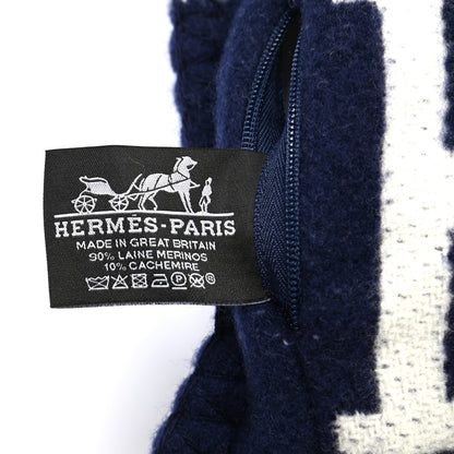 Hermes Wool Cashmere Avalon III Pillow PM Ecru Caban 3 of 3