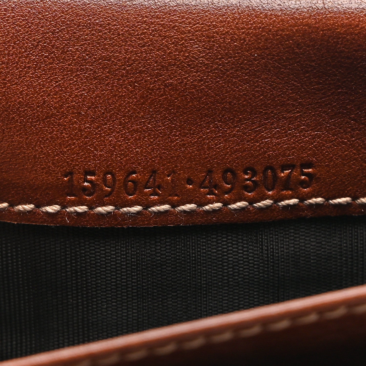 Gucci Guccissima Wave Continental Wallet Beige Ebony Brown Sugar 7 of 10