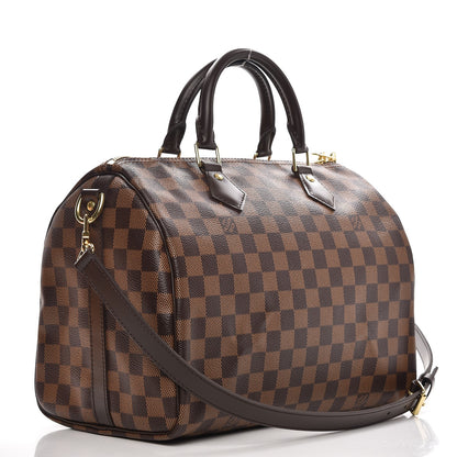 Louis Vuitton Damier Ebene Speedy Bandouliere 30 4 of 9