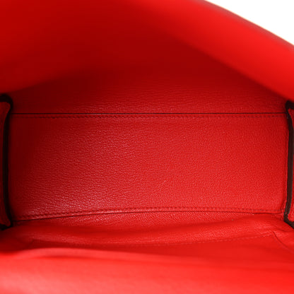 Hermes Taurillon Clemence Kelly Ado Backpack Rouge De Coeur 5 of 12