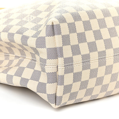 Louis Vuitton Damier Azur Graceful MM Rose Ballerine 8 of 9