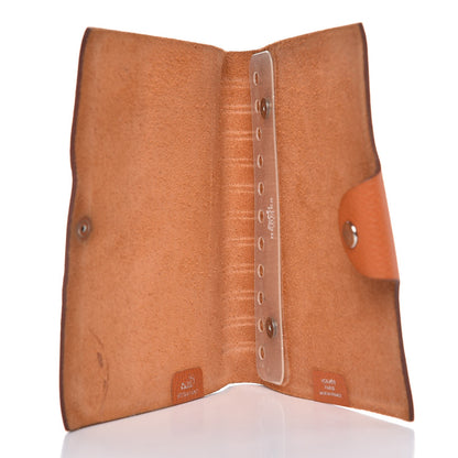 Hermes Togo Ulysse PM Agenda Cover Orange 5 of 9