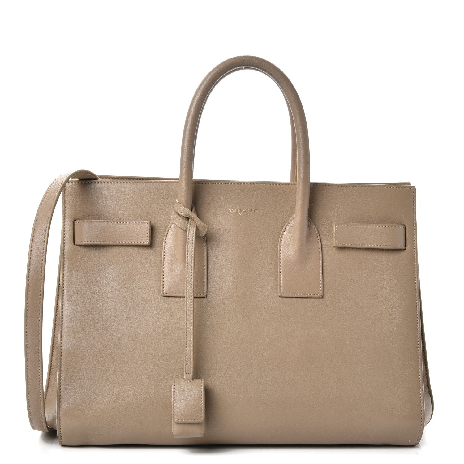 Saint Laurent Calfskin Small Sac De Jour Beige 1 of 17
