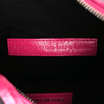Balenciaga Agneau Arena Le Cagole Shoulder Bag XS Fluo Pink 8 of 11