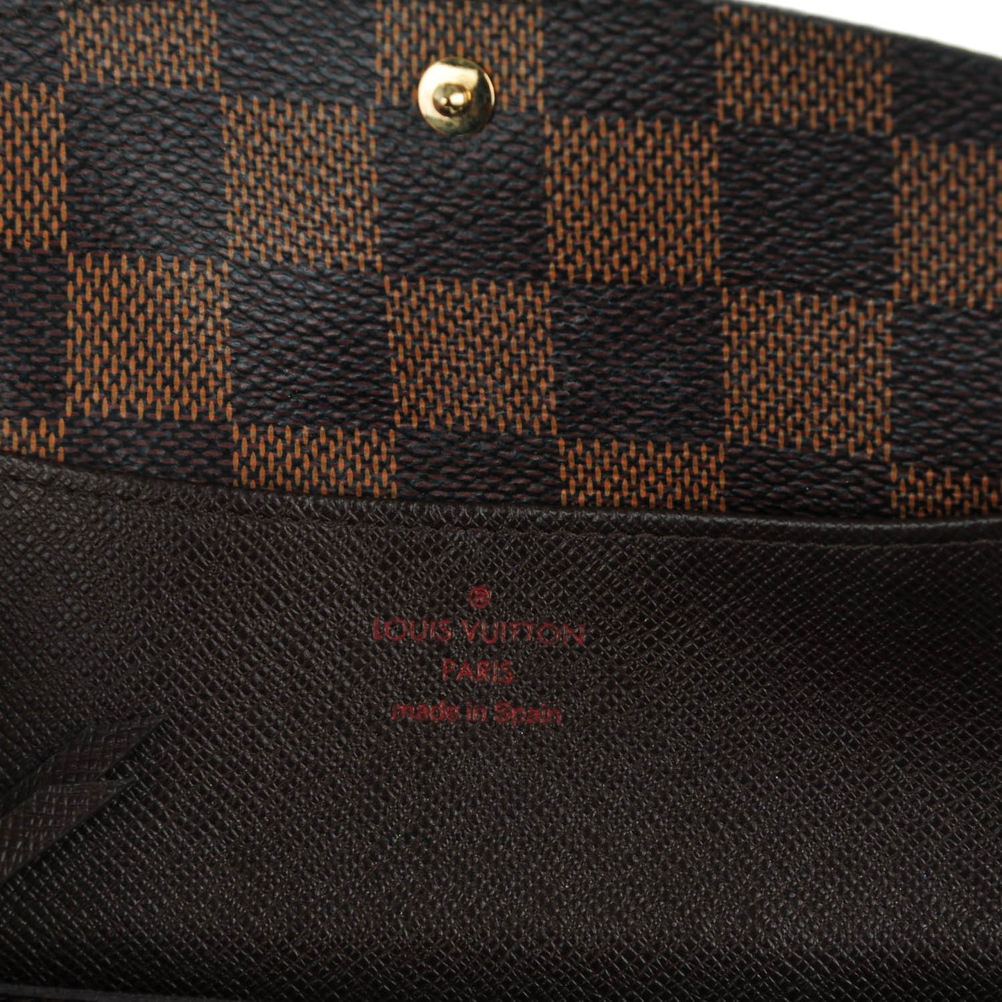 Damier Ebene Emilie Wallet