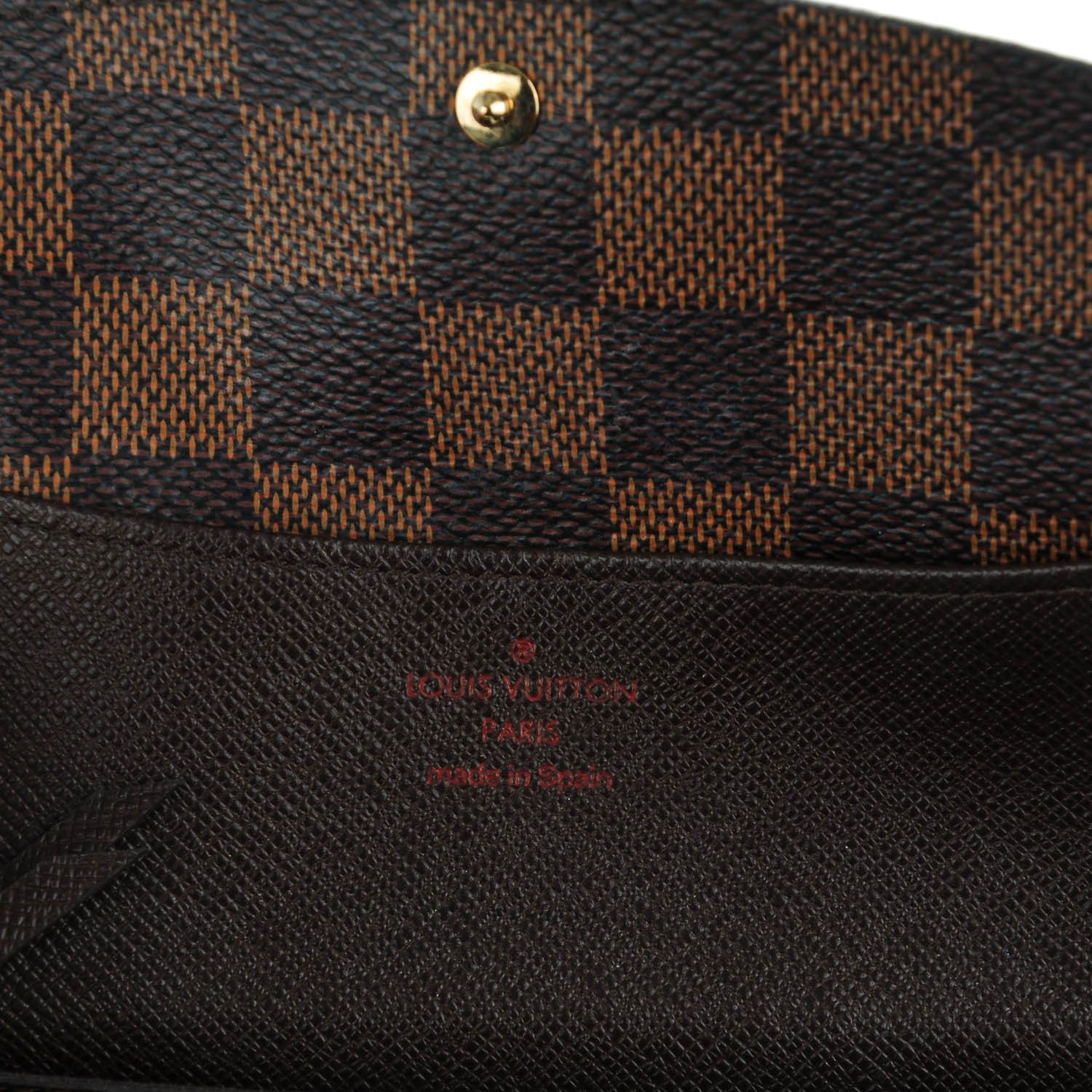 Louis Vuitton Damier Ebene Emilie Wallet 5 of 8