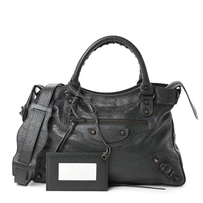 Balenciaga Agneau Classic Hardware Town Gris Fossile 1 of 10
