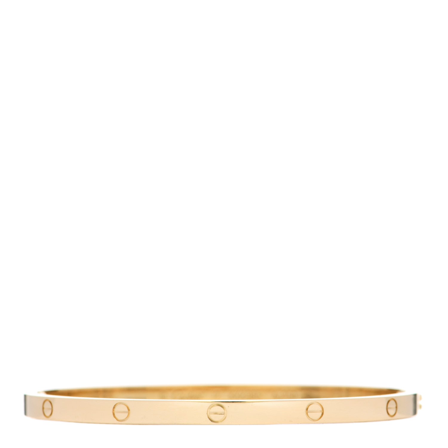 Cartier 18K Yellow Gold Small LOVE Bracelet 17 1 of 5