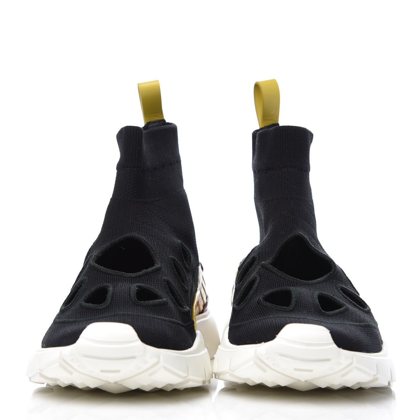 Body Tech Knit Sock High Top Sneakers 37.5 Black