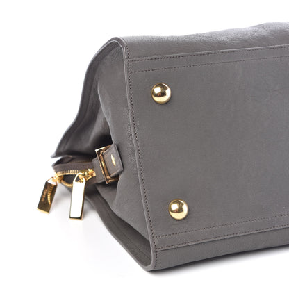 Saint Laurent Sheepskin Medium Cabas ChYc Grey 9 of 11