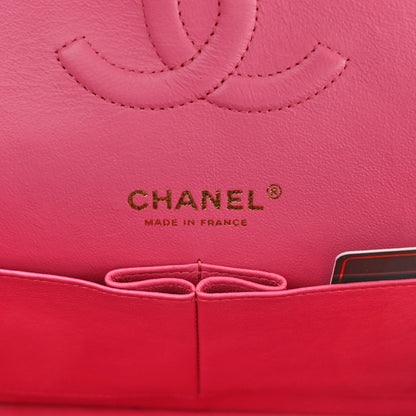 Chanel Caviar Quilted Medium Double Flap Pink 6 of 12