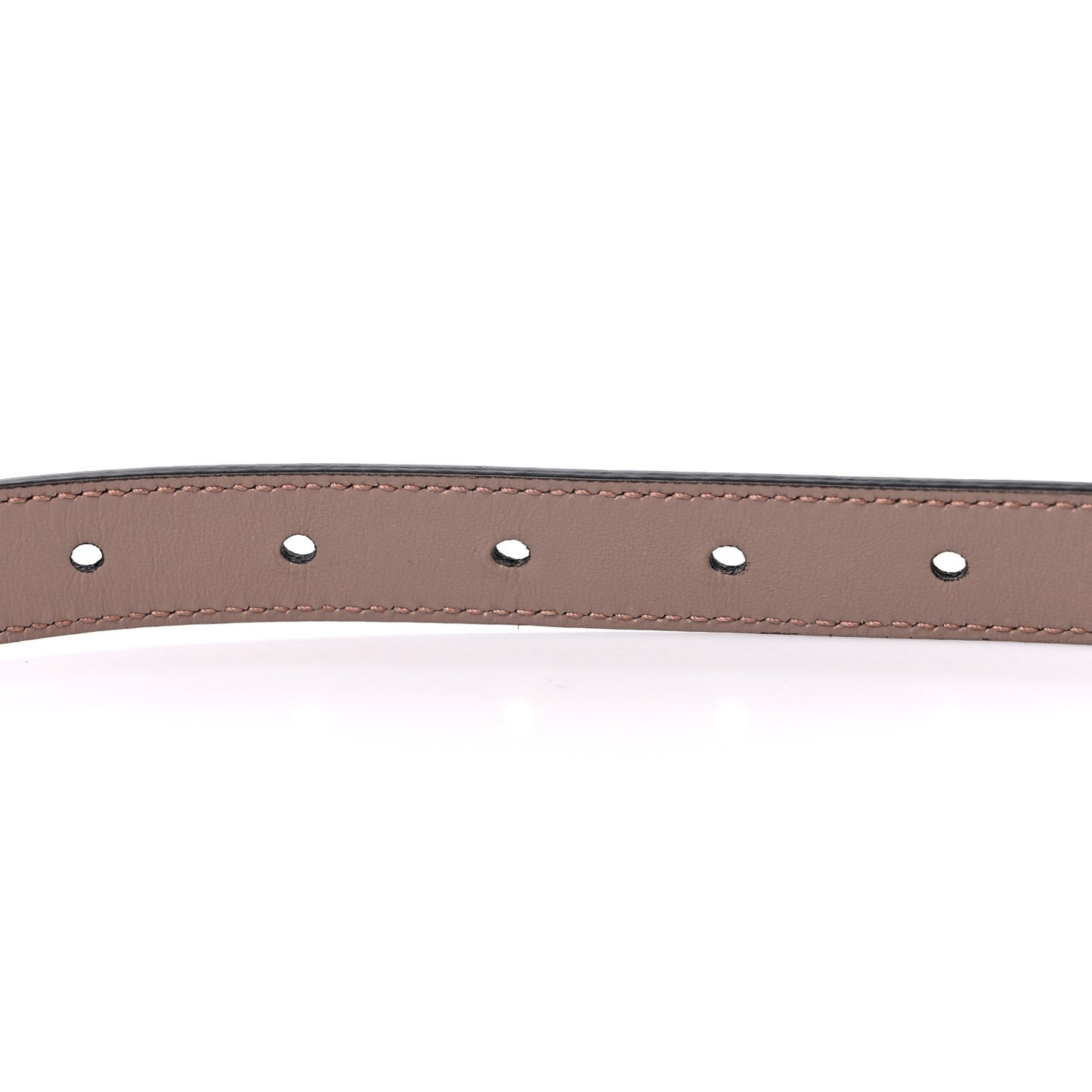 Plutone Calfskin Double G Reversible 20mm Belt 95 38 Porcelain Rose White