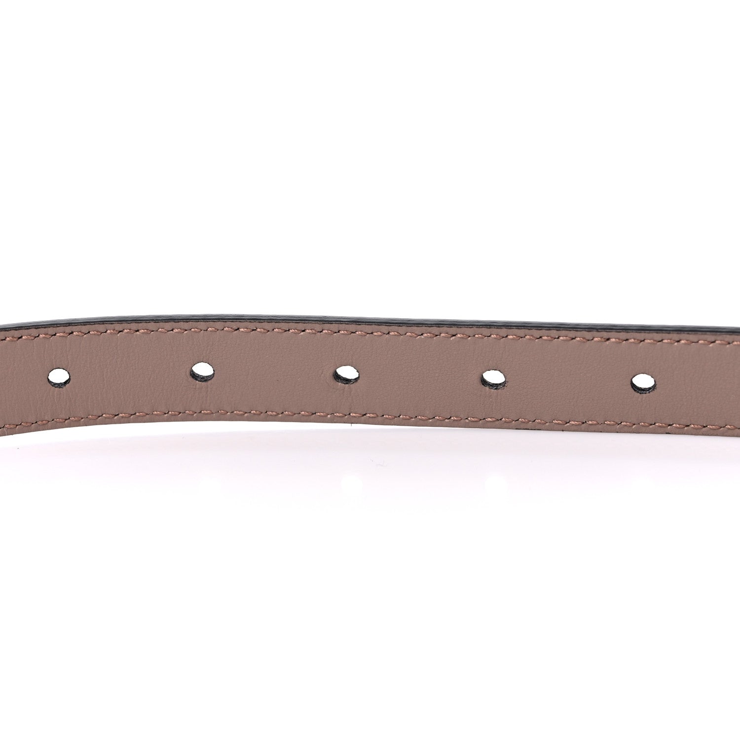 Gucci Plutone Calfskin Double G Reversible 20mm Belt 95 38 Porcelain Rose White 4 of 4
