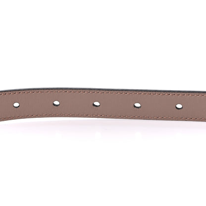 Gucci Plutone Calfskin Double G Reversible 20mm Belt 95 38 Porcelain Rose White 4 of 4