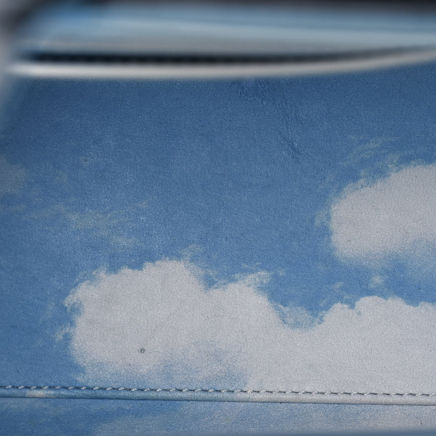 Delvaux Box Calfskin MM Brillant Clouds Satchel Black Ciel 12 of 16