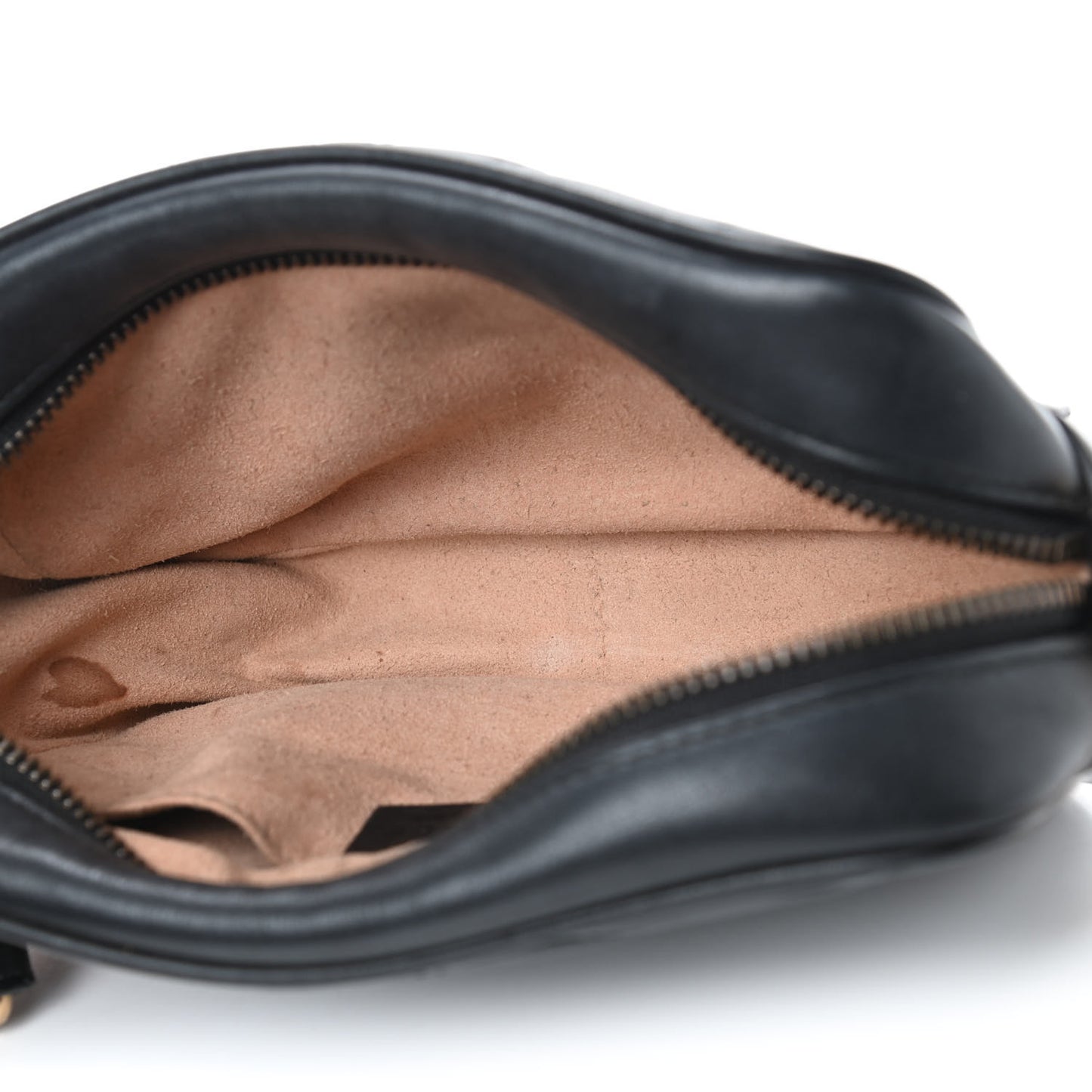 Calfskin Matelasse Mini GG Marmont Chain Shoulder Bag Black