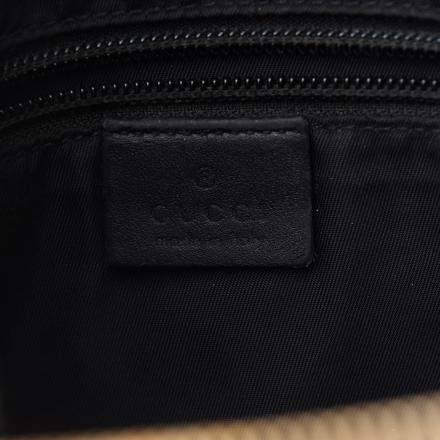 Gucci GG Supreme Monogram Web Messenger Bag Black 6 of 12