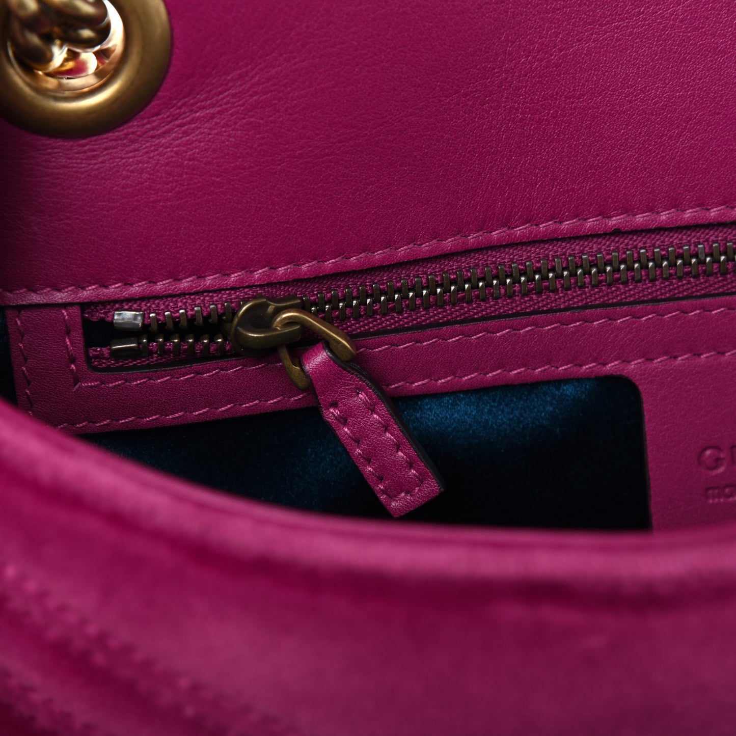 Velvet Matelasse Small GG Marmont Shoulder Bag Light Raspberry Rose