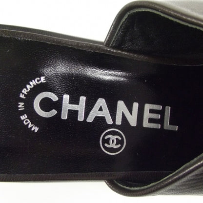 Chanel Leather Slides 40.5 6 of 7