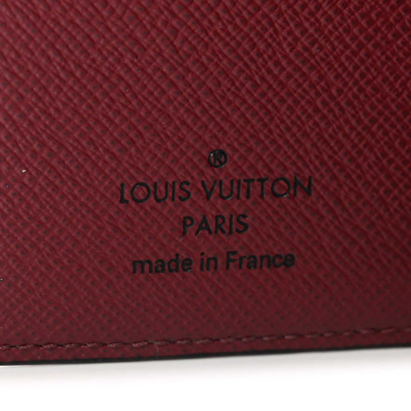 Damier Ebene Juliette Wallet Bordeaux Black