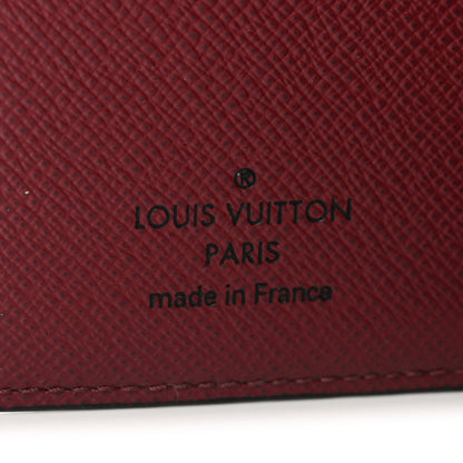 Louis Vuitton Damier Ebene Juliette Wallet Bordeaux Black 7 of 10