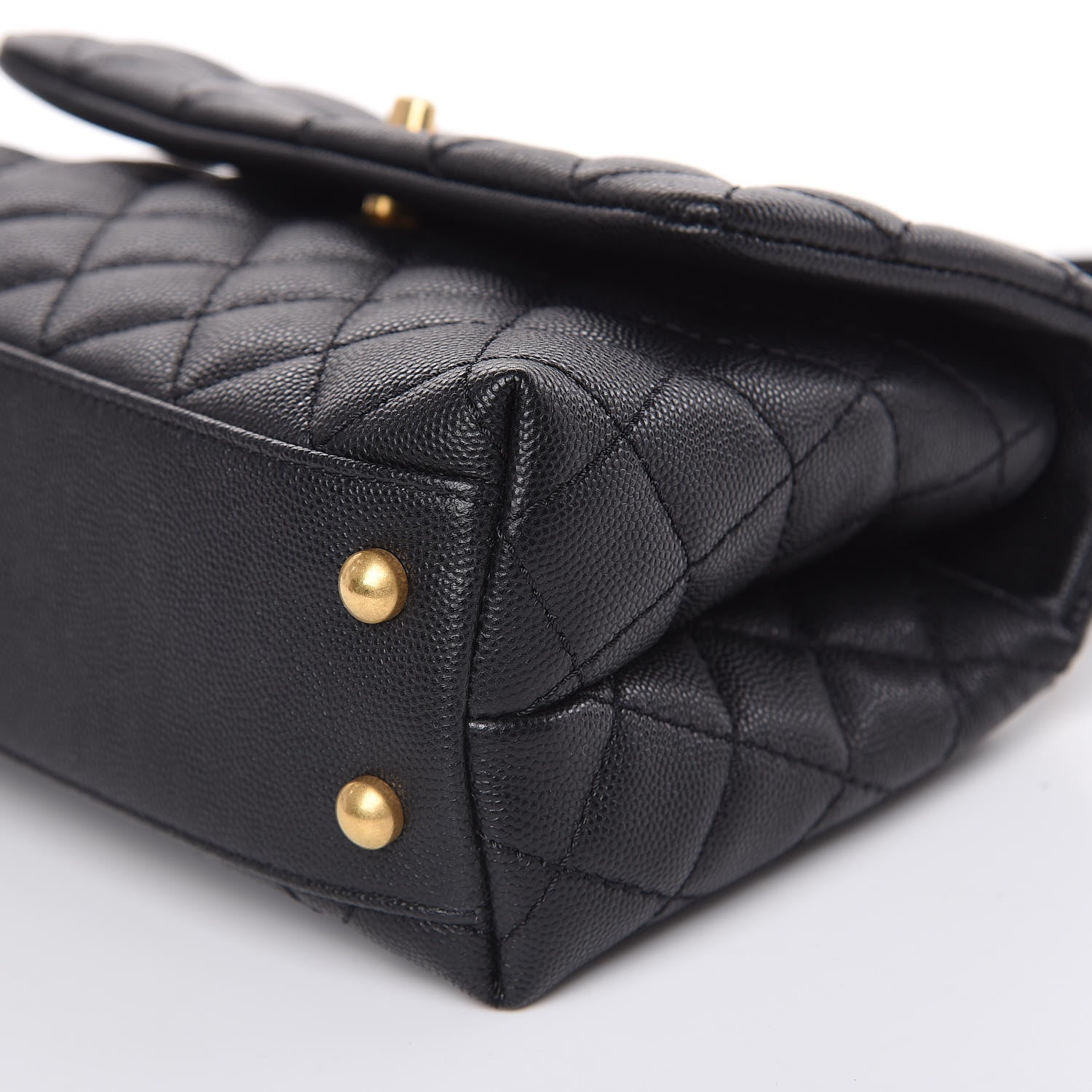 Chanel Caviar Quilted Mini Coco Handle Flap Black 6 of 10