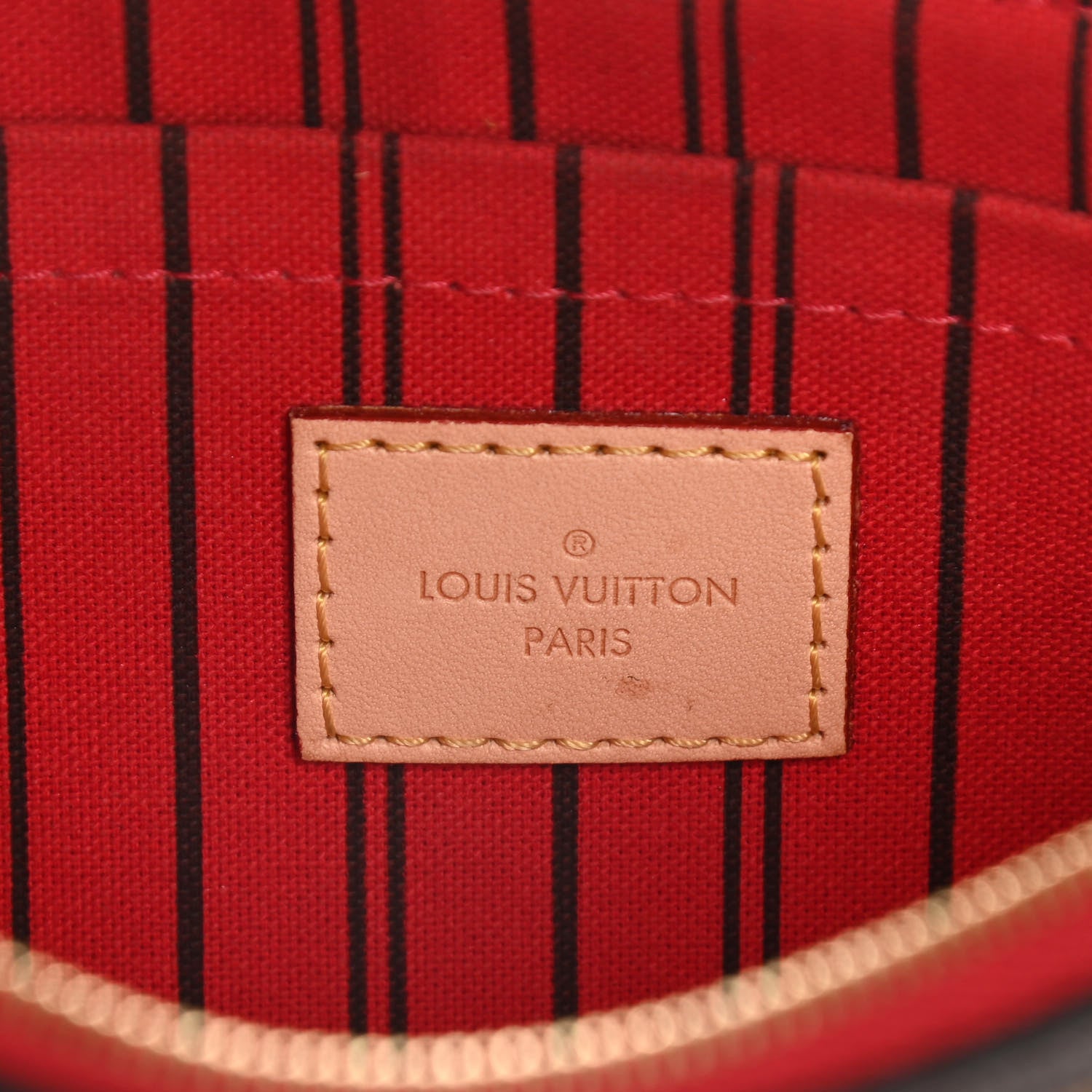 Louis Vuitton Monogram Neverfull MM GM Pochette Cherry 6 of 15