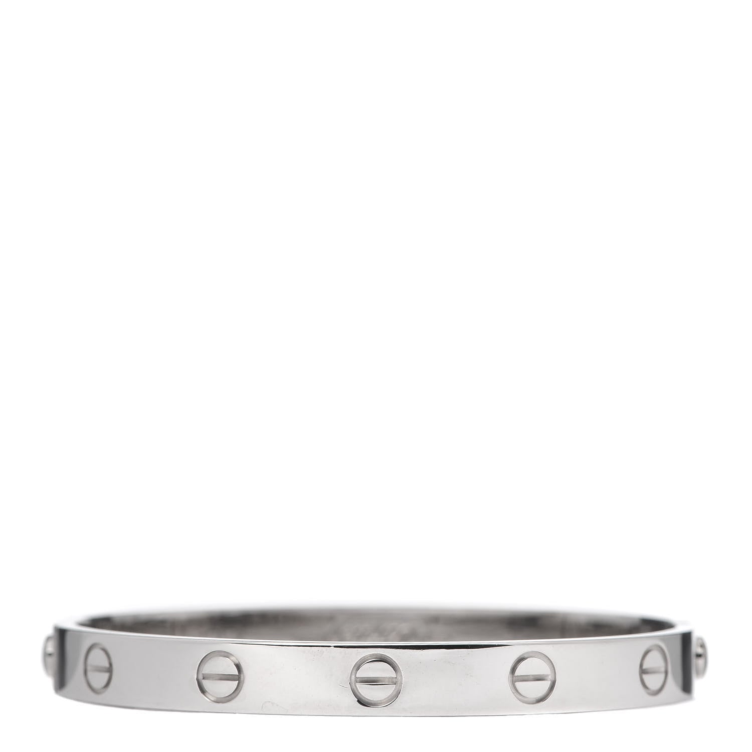 Cartier 18K White Gold LOVE Bracelet 16 3 of 8