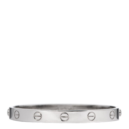 Cartier 18K White Gold LOVE Bracelet 16 3 of 8