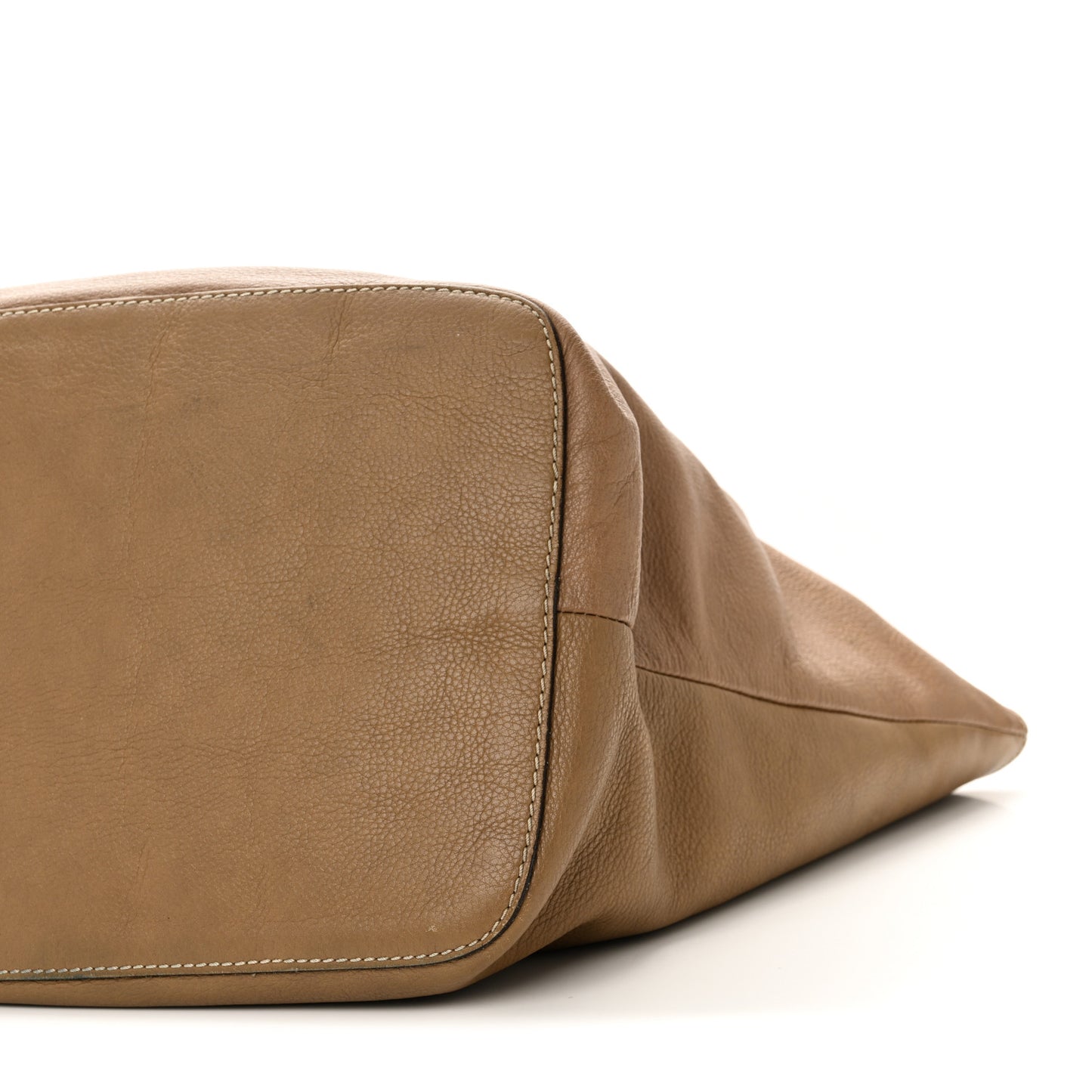 Calfskin Large New Marcie Tote Nut