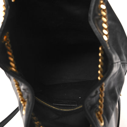 Saint Laurent Lambskin Matelasse Monogram Joe Backpack Black 5 of 10