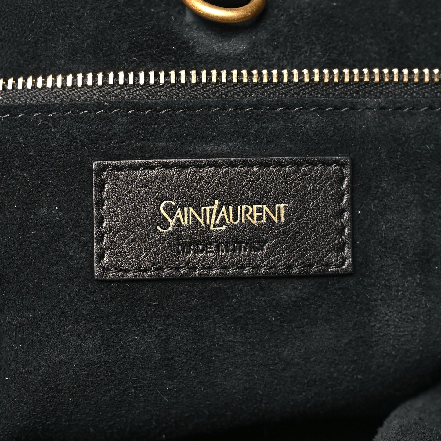 Calfskin Y Tote Black