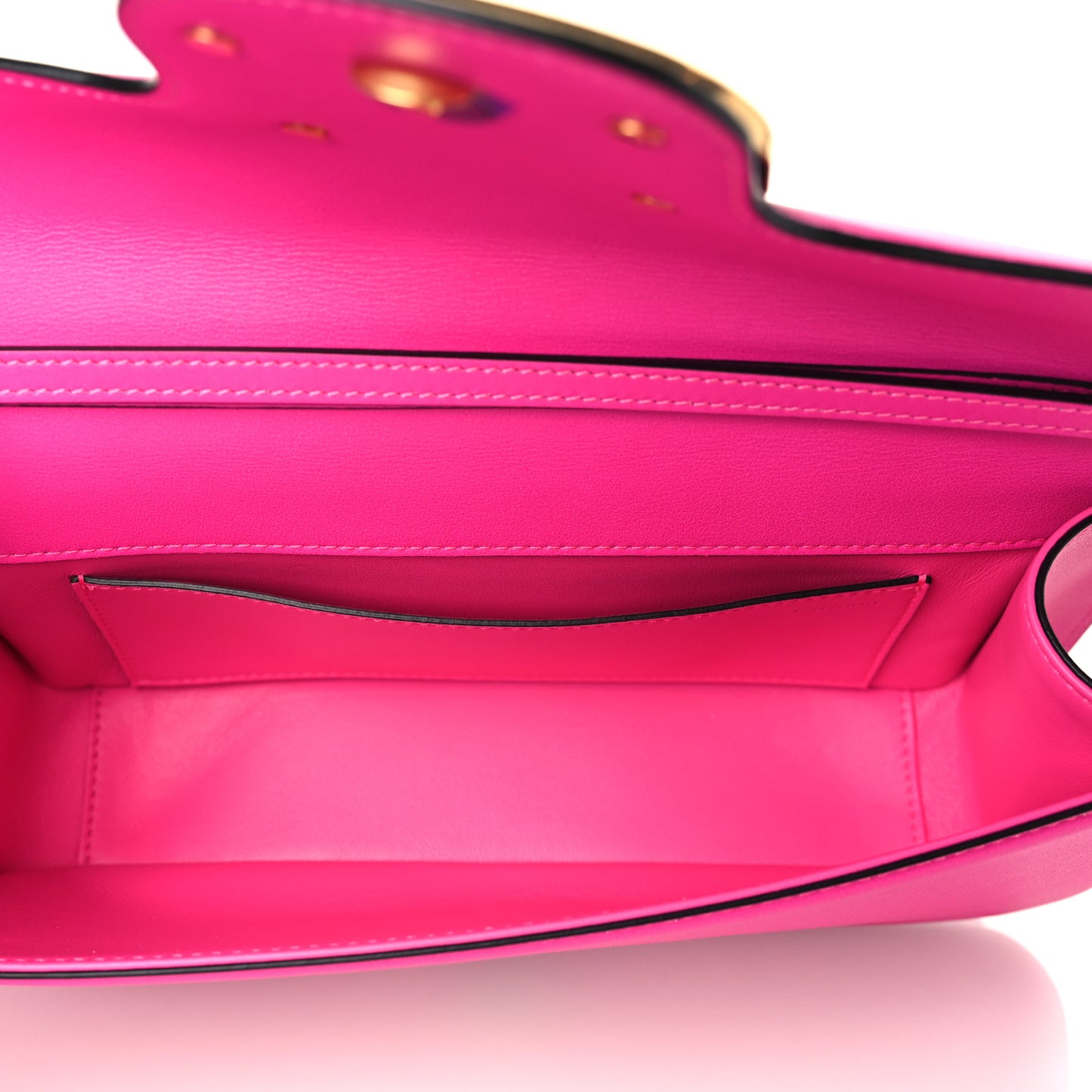 Calfskin Vlogo Loco Shoulder Bag Pink PP