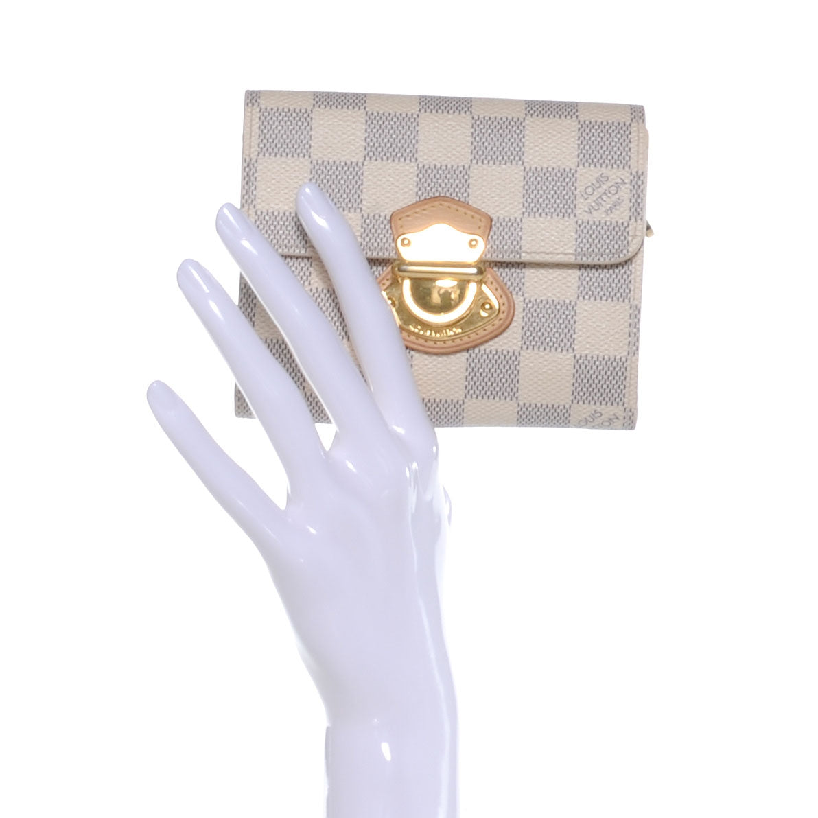 Louis Vuitton Damier Azur Joey Wallet 2 of 7