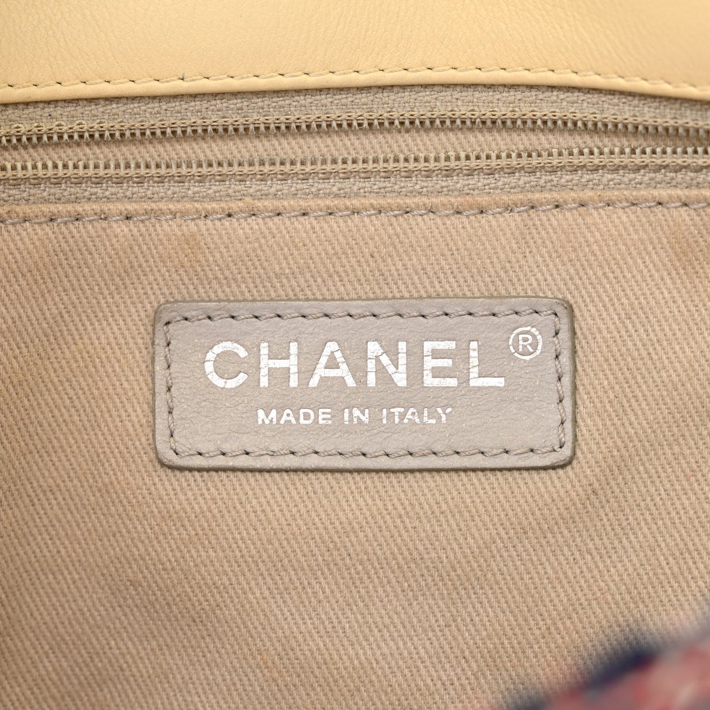 Tweed Quilted Medium Single Flap Blue Multicolor