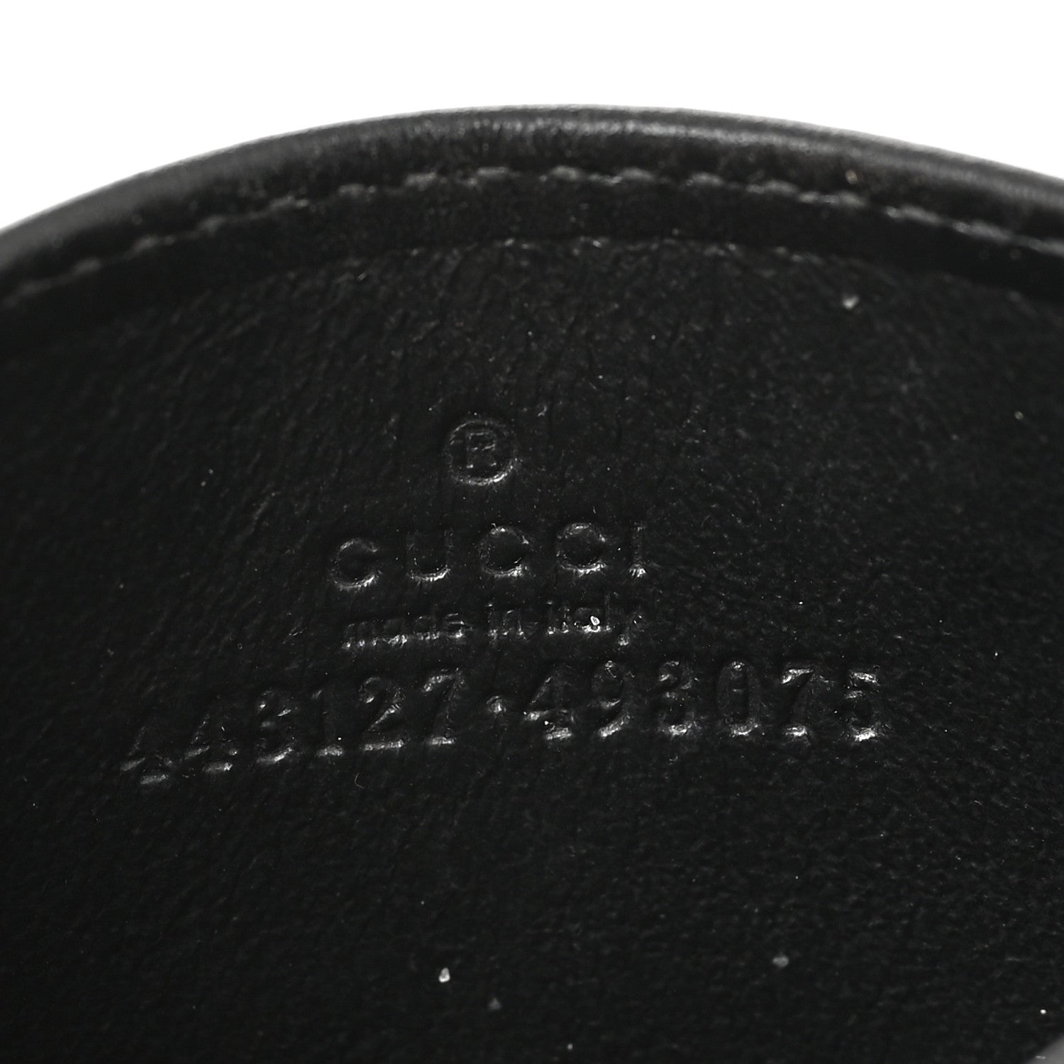 Gucci Calfskin Matelasse GG Marmont Card Holder Black 6 of 8